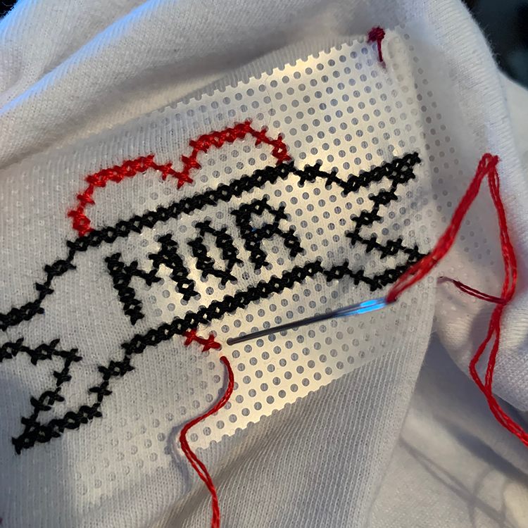 Geléstof - broder gennem gelestof