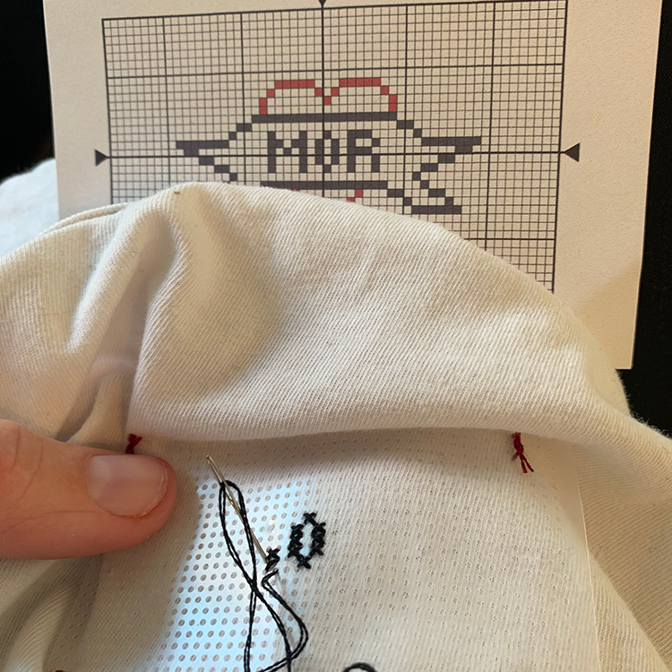 Geléstof - broder igennem geléstoffet