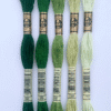 DMC broderigarn - 5 grønne nuancer