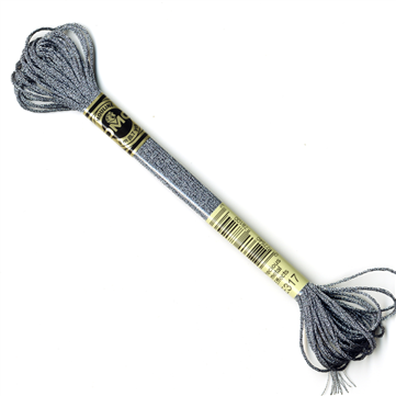 DMC_broderigarn_317W_E317_dukke 6 farver DMC Light Effects - Heavy Metal broderigarn