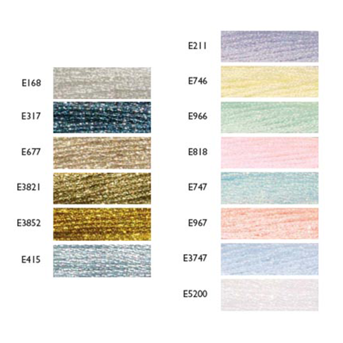 DMC Light Effects Glimmergarn - enkeltfarver