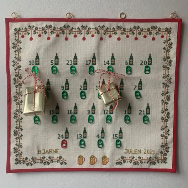 Broderistens julekalender - 24 øl