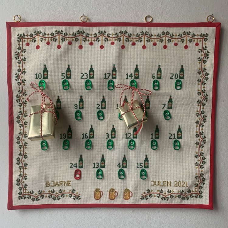 Broderistens julekalender - 24 øl