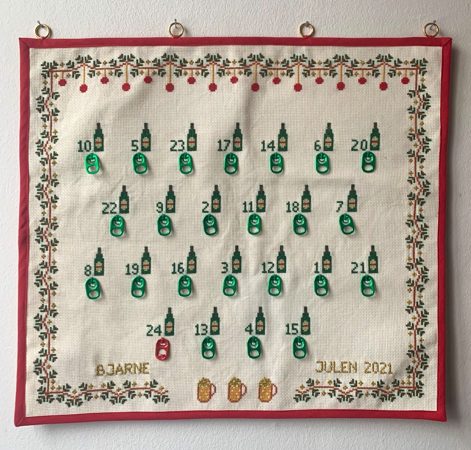 Broderist_julekalender_24øl_B Broderist julekalender - 24 øl