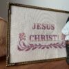 Jesusxxxchrist_broderist_web Mønstre til download - julemotiver