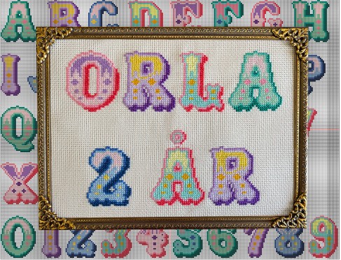 Broderikit: Broderistens Gøgler-alfabet