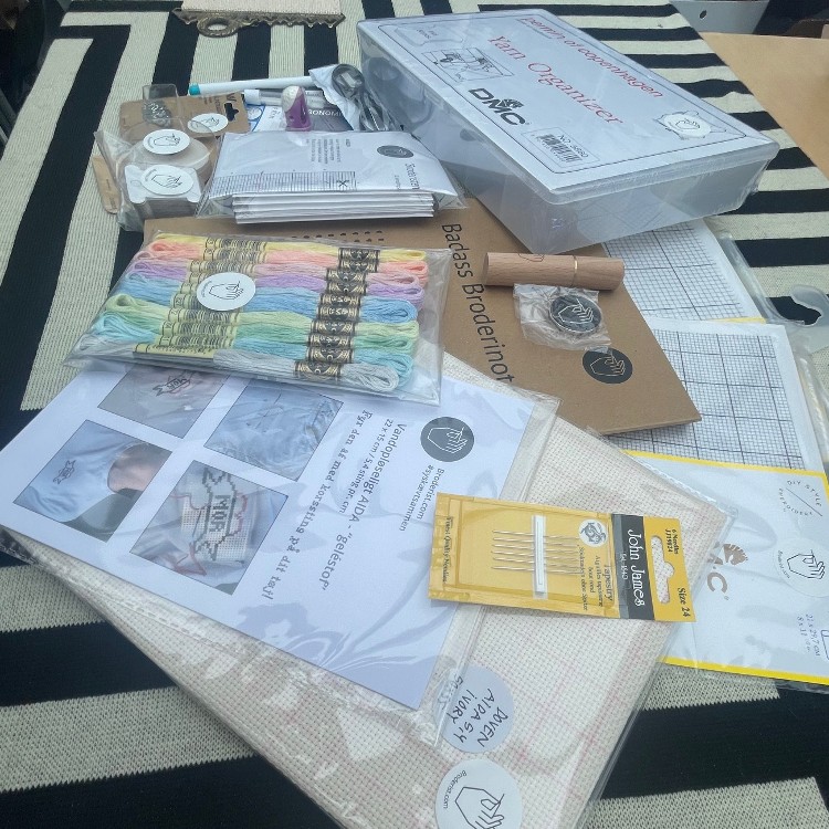 BADASS broderi-begynderpakke - luksus