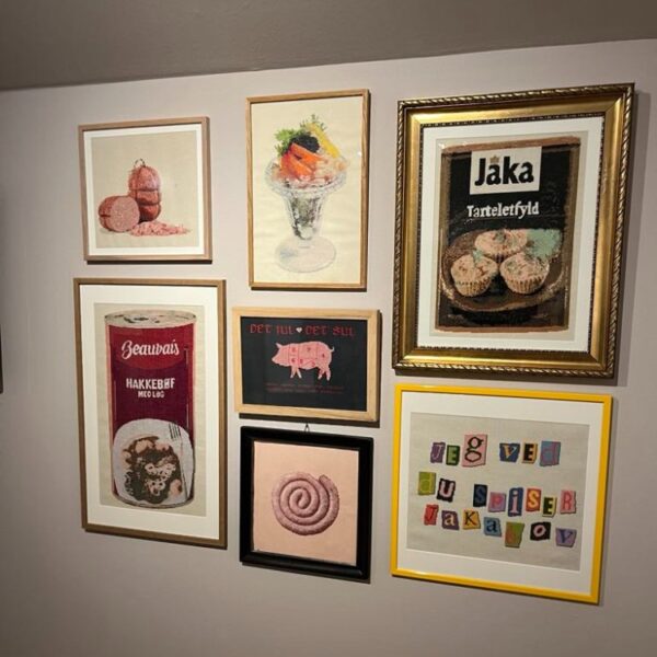 Broderist_nam_nam Mønstre til download - kulinariske vidundere