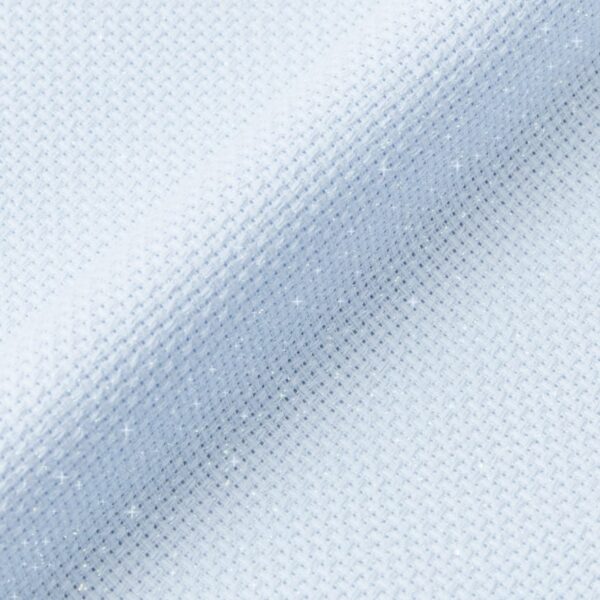 Broderistof | Aida 5,4 | HVID GLIMMER