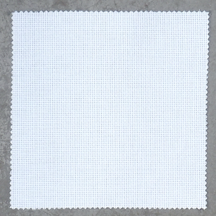 Broderistof | Aida 5,4 | HVID GLIMMER