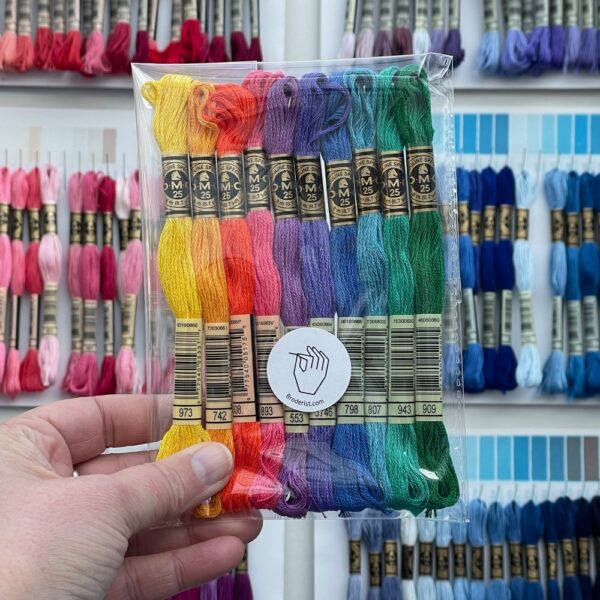 10 farver DMC broderigarn - PingPang