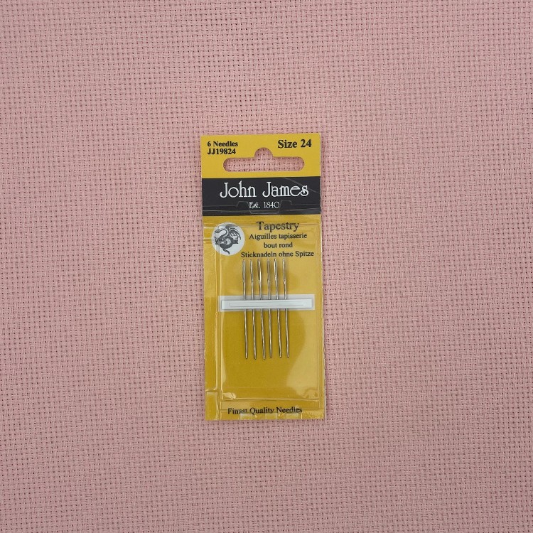 Broderist_john_james_broderinål_24_ Broderinåle 6 stk. - John James (str. 24)