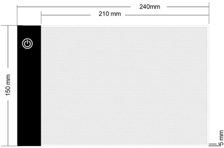 Broderistens lysplade (A5)