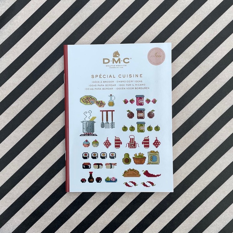 Broderist_DMC_mini_cuisine DMC mønsterhæfte - Cuisine