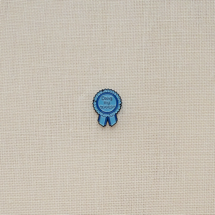 Broderist_Doing my okayest Doing my okayest - nålemagnet