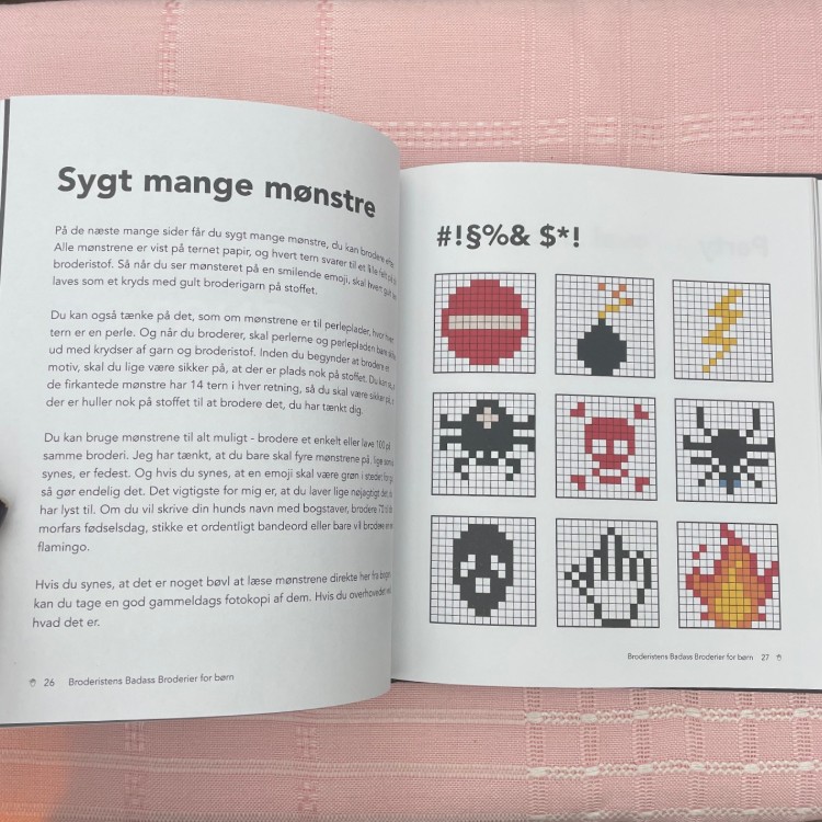 Broderistens BADASS Broderier for børn