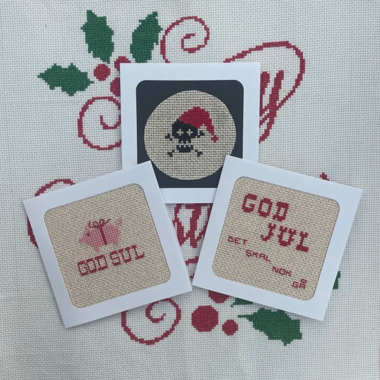 Broderistens julekort