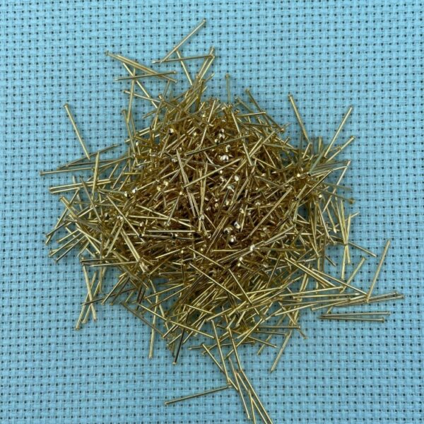 Broderist_knappenåle_Pony_messing_2 Broderistens mini knappenåle