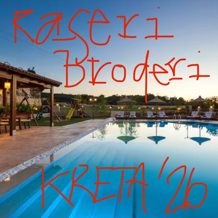 Luksus raseri broderi på Kreta 11.-17. maj 2026 (12.500 kr.)