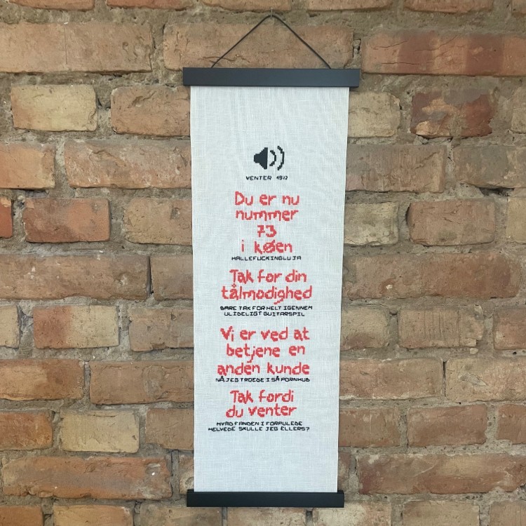 Broderistens rasende telefonkø klokkestreng