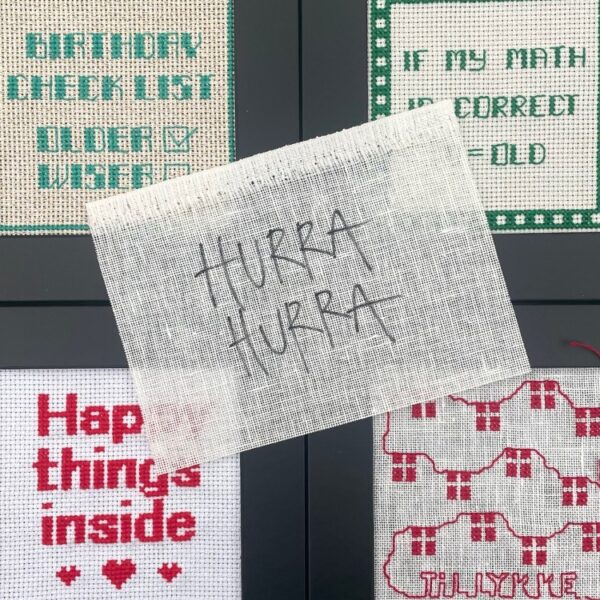 Broderistens "Let it snow" box