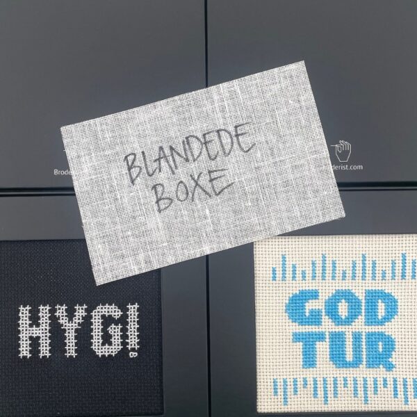 Broderistens "Let it snow" box