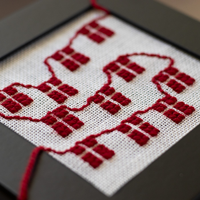 Krea Deluxe "Hurra" box (uld/hør)