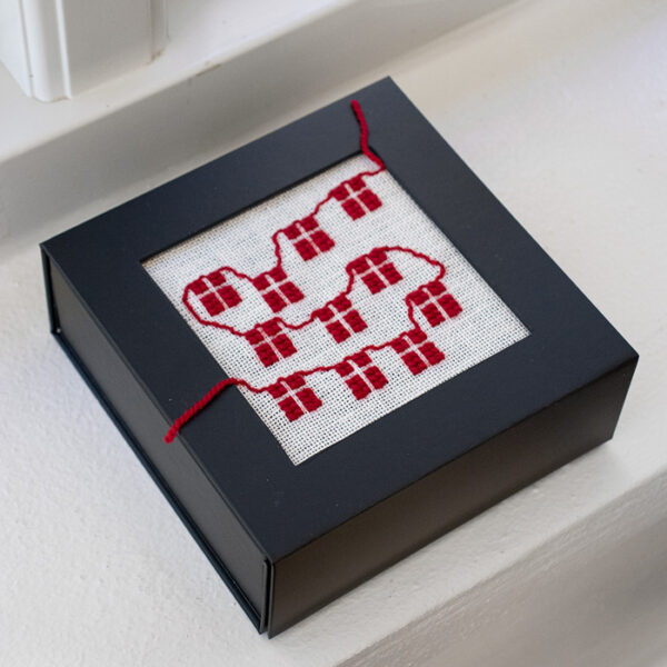 Krea Deluxe "Hurra" box (uld/hør)