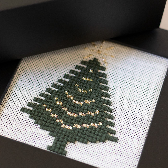 Krea Deluxe "lille grøn top" box (uld/hør)