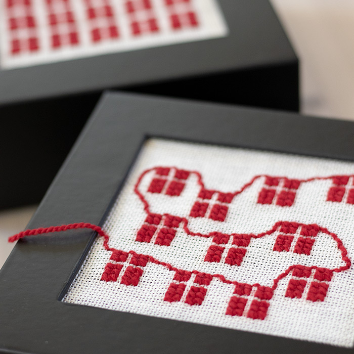 Krea Deluxe "Hurra" box (uld/hør)