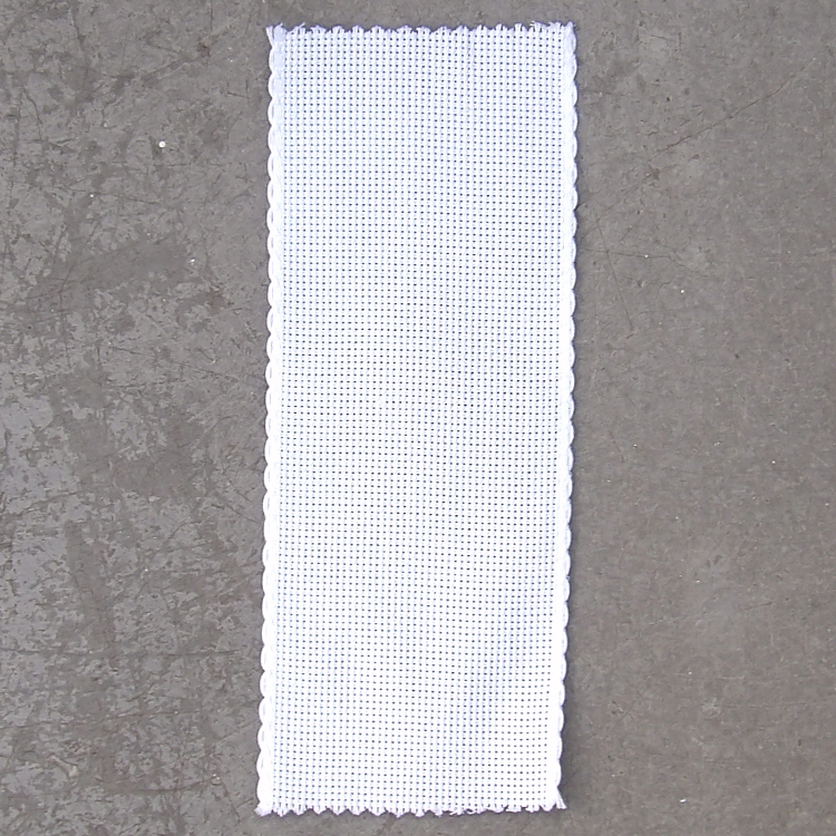 Broderi bånd hvid Broderistof | Aida 5,4 | Broderibånd | 7 cm