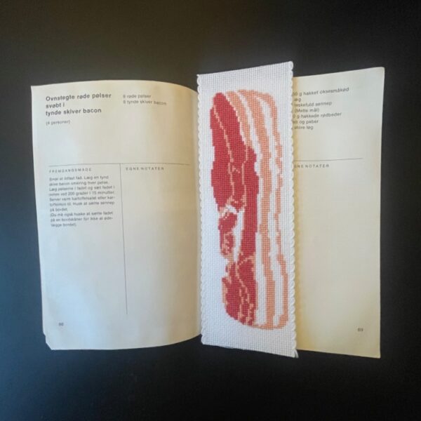 Broderistens BACON bogmærke