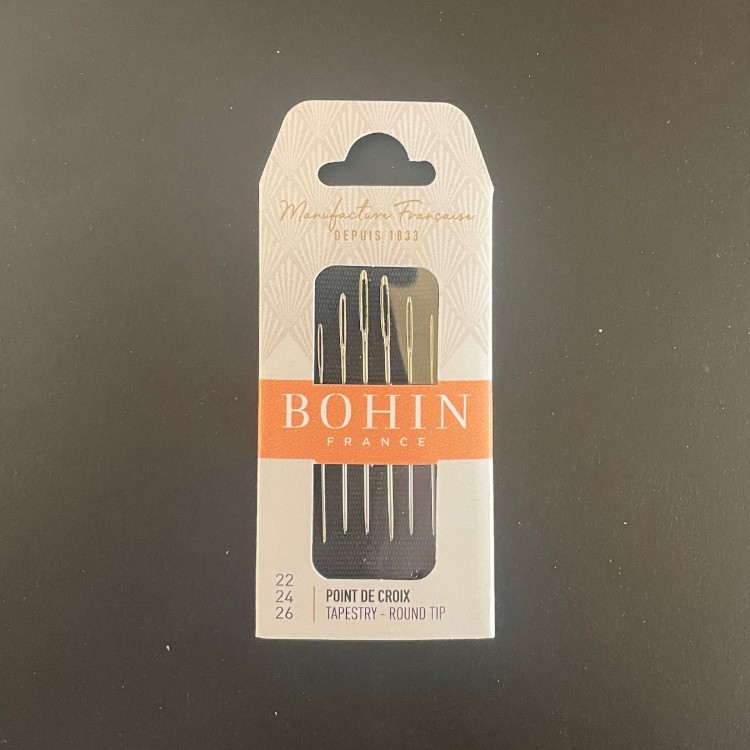 Broderist_Bohin_mix_naale_1 Broderinåle 6 stk. - Bohin (str. 22/24/26)