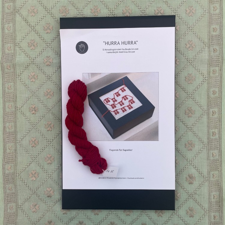 Krea Deluxe "Hurra" box (uld/hør)