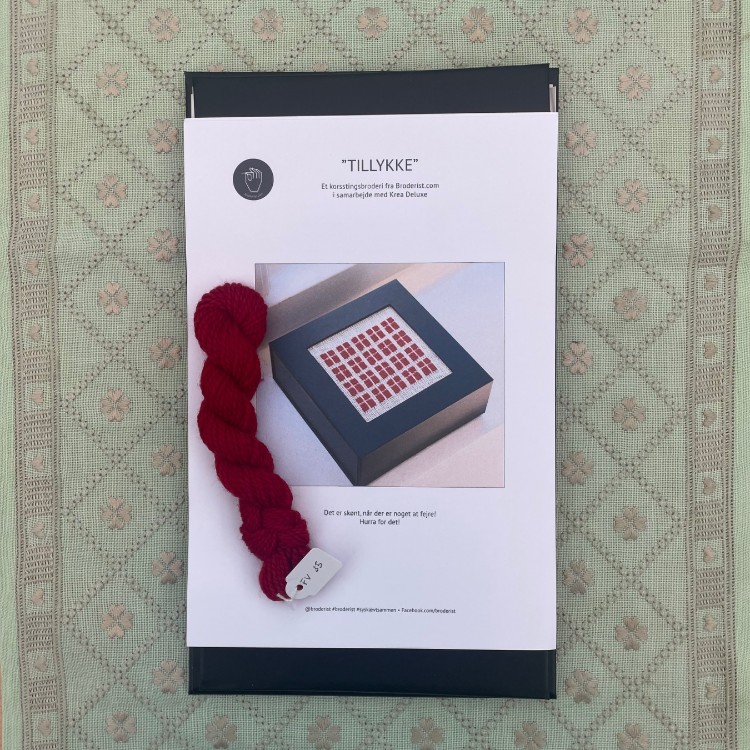 Krea Deluxe "Tillykke" box (uld/hør)