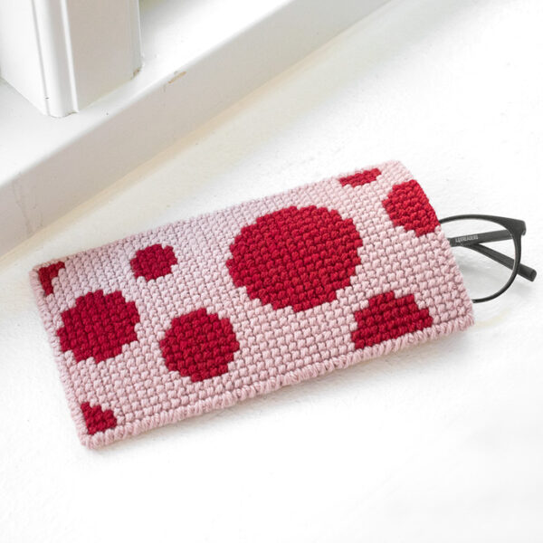 Broderistens brilleetui "Bubble Trouble"