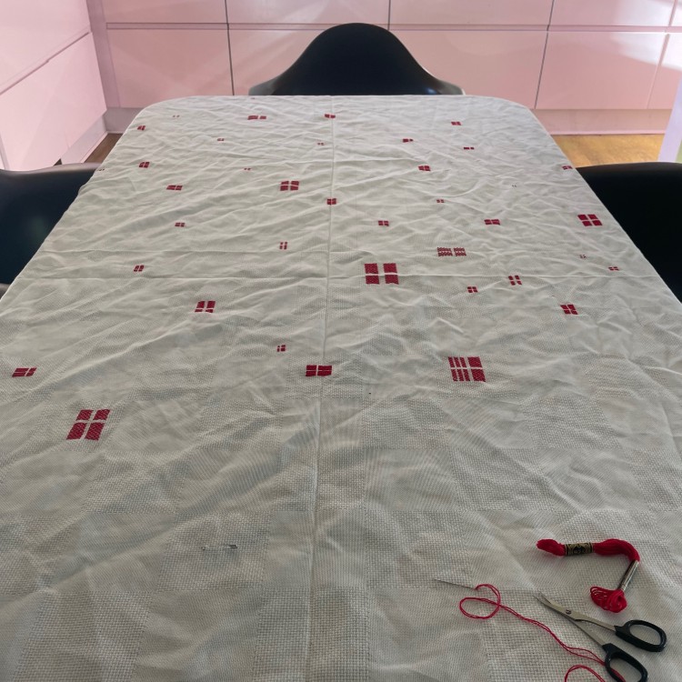 Broderistof | Aida 5,4 | Dug | Metervare