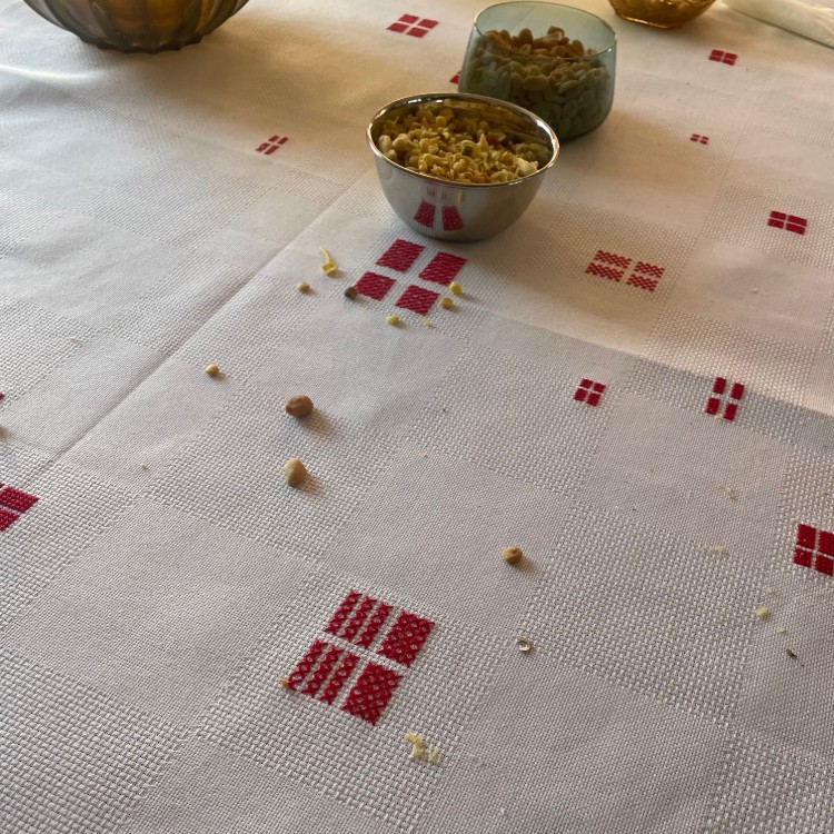 Broderistof | Aida 5,4 | Dug | Metervare