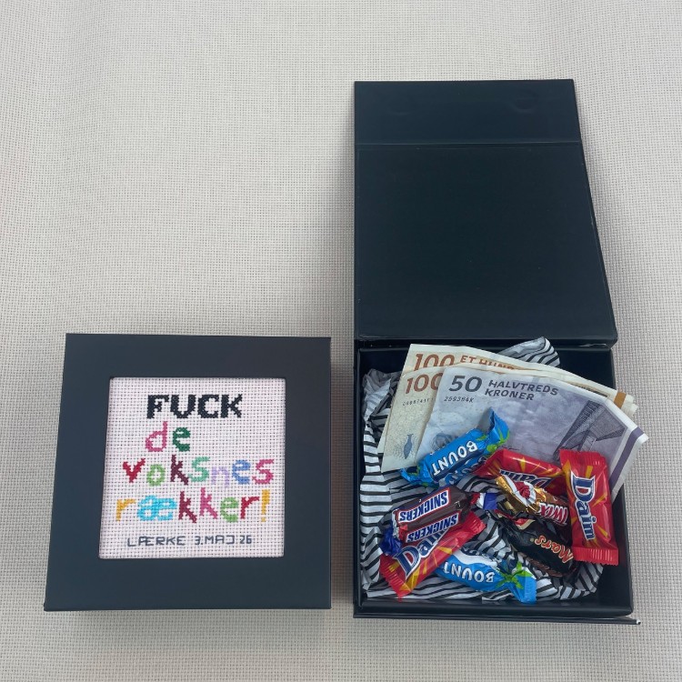 Broderistens "FUCK de voksnes rækker" box
