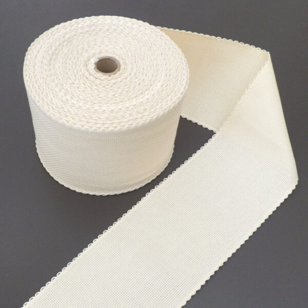 Broderistof | Aida 5,4 | Broderibånd | 10 cm | ivory
