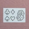 CASINO Klør-terninger 750x750 BLAND SELV STIK (10 for 100)