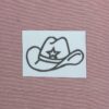 COWBOY Hat 750x750 BLAND SELV STIK (10 for 100)