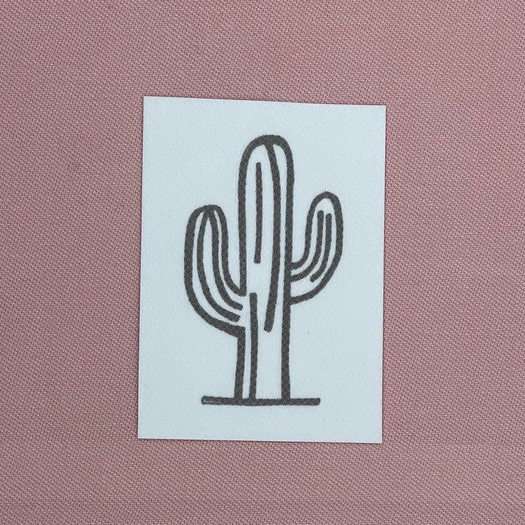COWBOY Kaktus 750x750 BLAND SELV STIK (10 for 100)