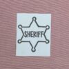 COWBOY Sheriffstjerne 750x750 BLAND SELV STIK (10 for 100)