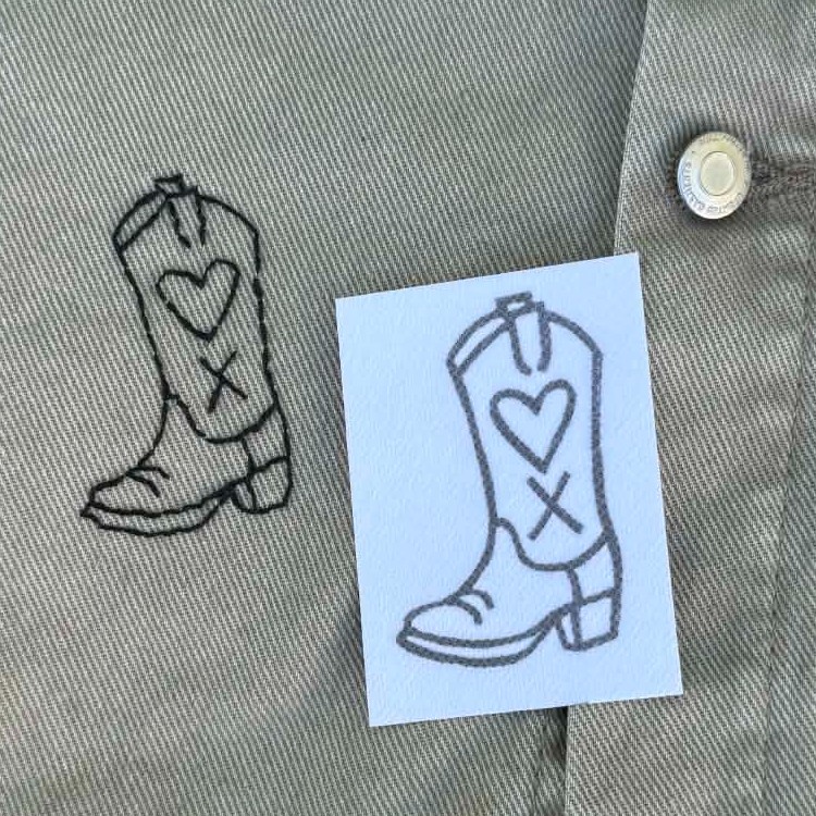 COWBOY Støvle proces BLAND SELV STIK (10 for 100)