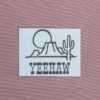 COWBOY Yeehaw-ørken750x750 BLAND SELV STIK (10 for 100)