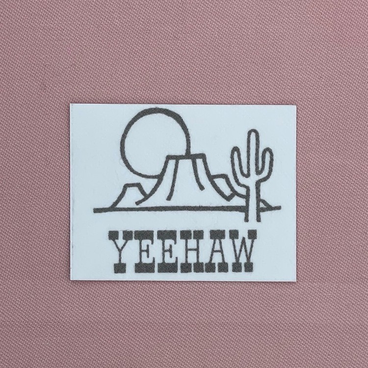 COWBOY Yeehaw-ørken750x750 BLAND SELV STIK (10 for 100)