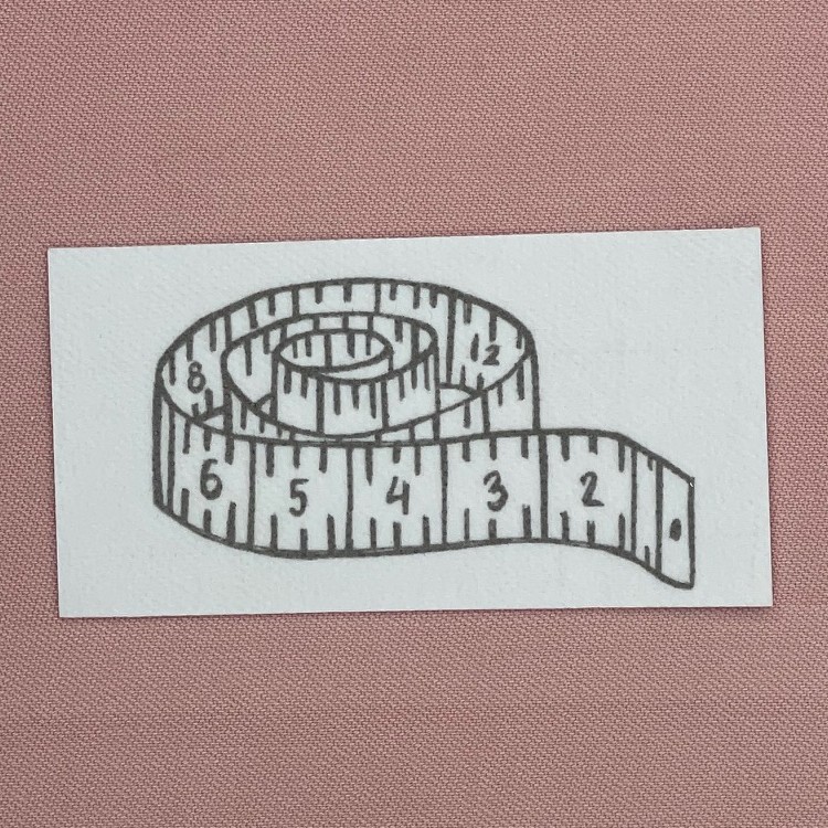 HÅNDARBEJDE Målebånd 750x750 Sticky Stik HÅNDARBEJDE