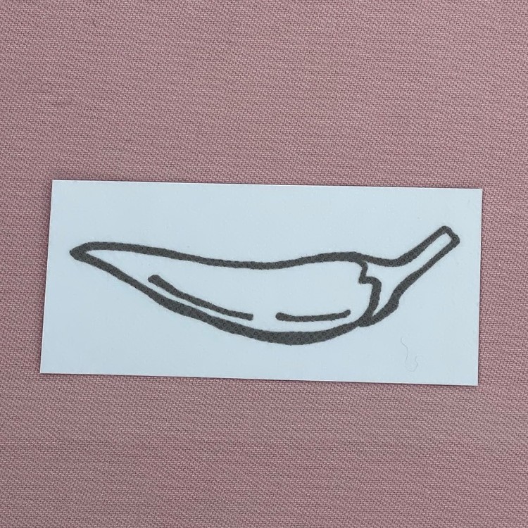 KØKKEN Chili stor 750x750 BLAND SELV STIK (10 for 100)