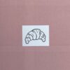 Bland Selv Stik CROISSANT Sticky Stik enkelte KAFFE motiver